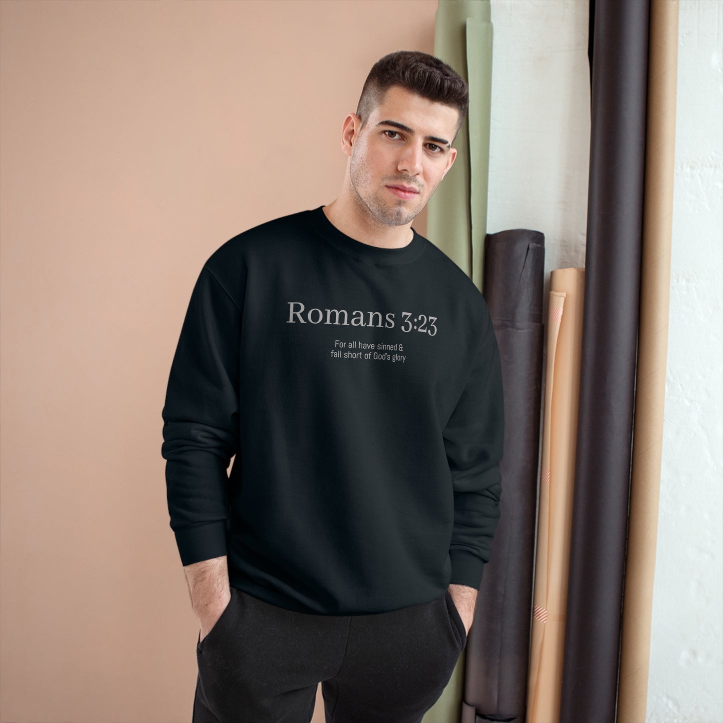 Men's Romans 3:23 Sweatshirt