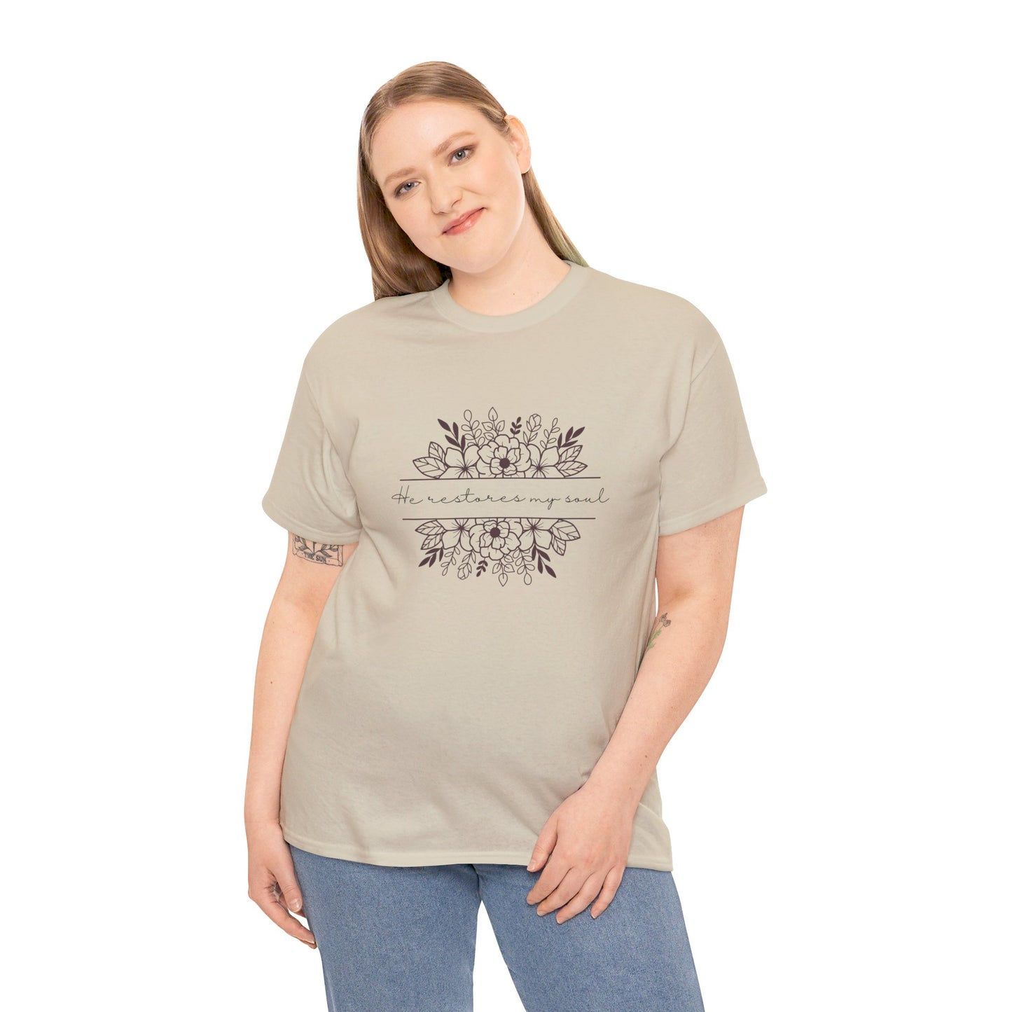 Women's He Restores My Soul T-Shirt