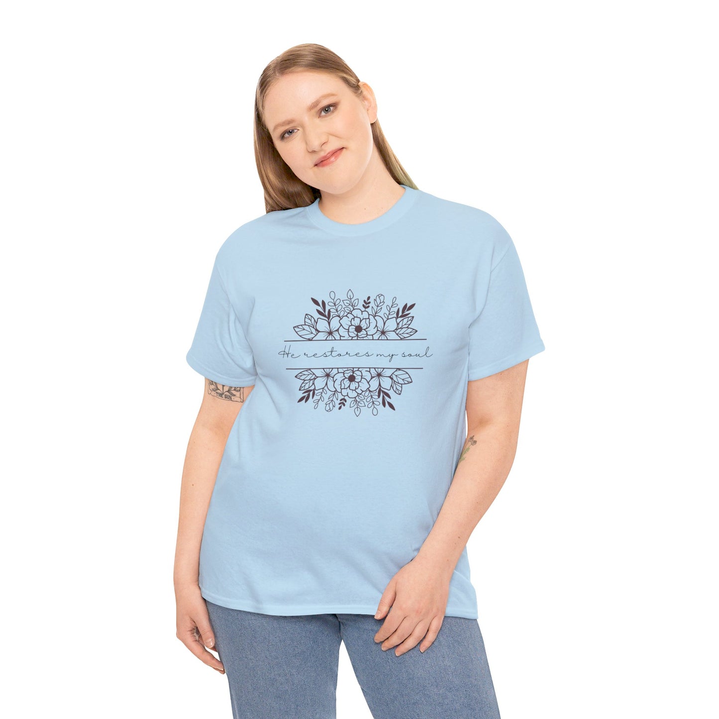 Women's He Restores My Soul T-Shirt