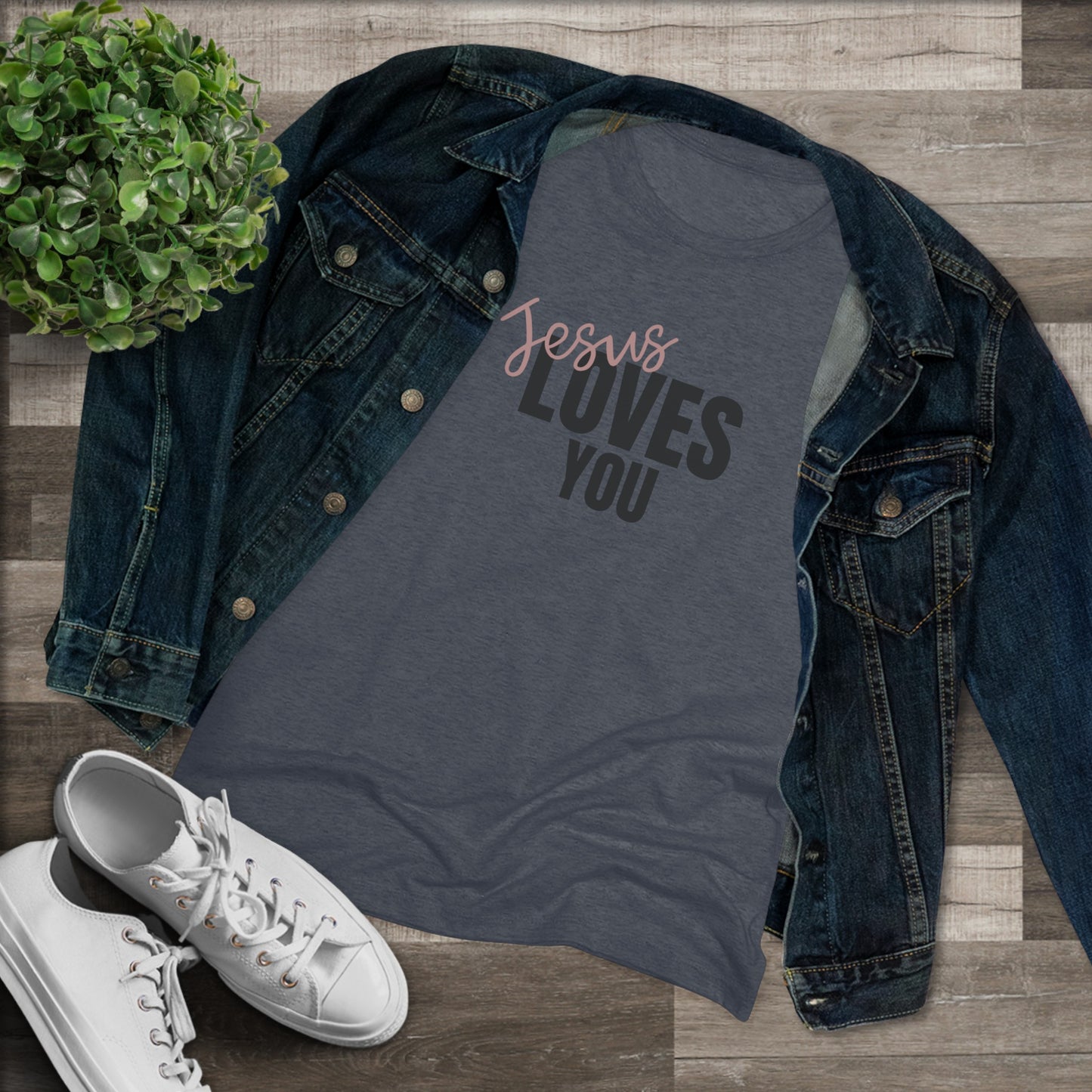 Women's Jesus Loves You T-Shirt