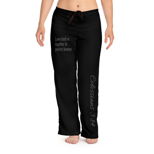 Women's Pajama Pants Colossians 3:14