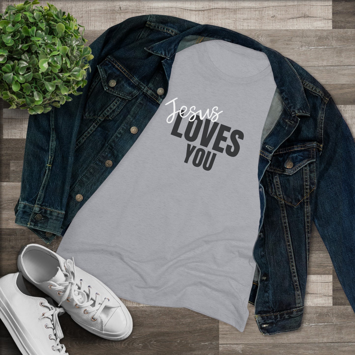 Women's Jesus Loves You T-Shirt