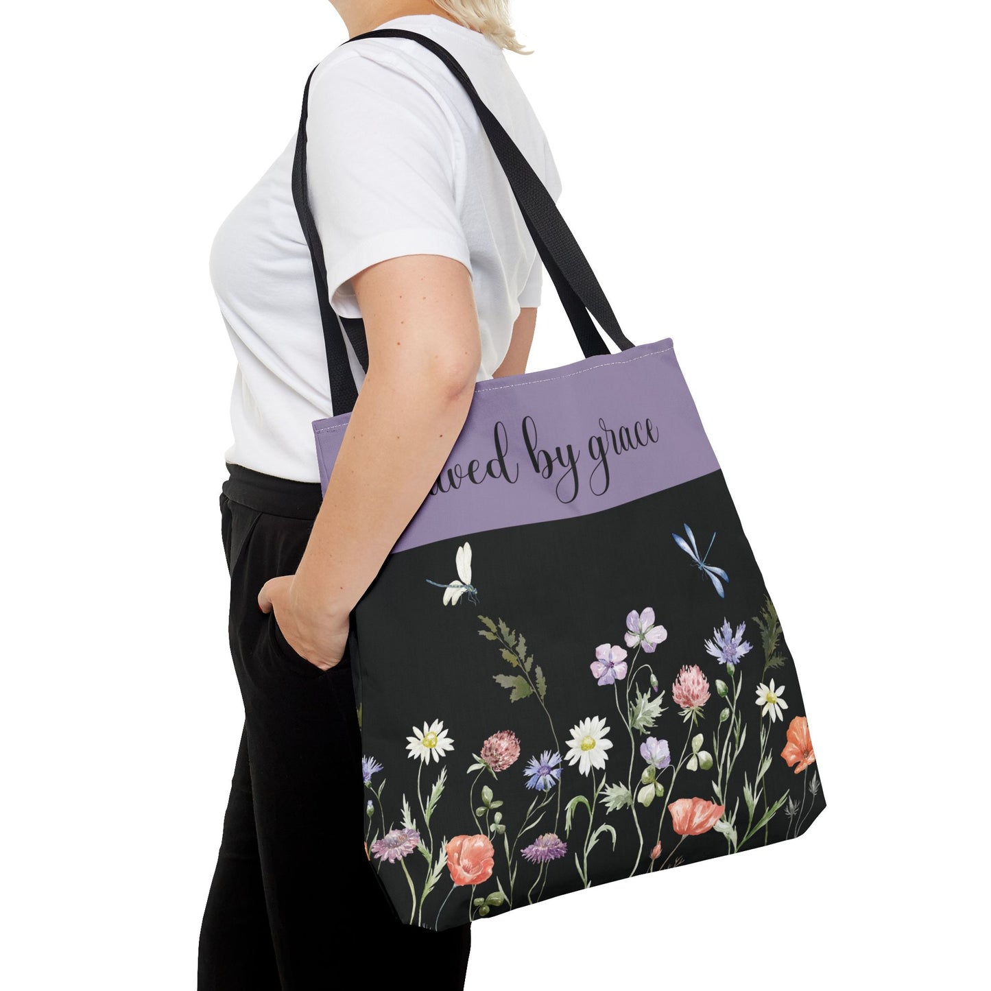 Saved by Grace Tote Bag