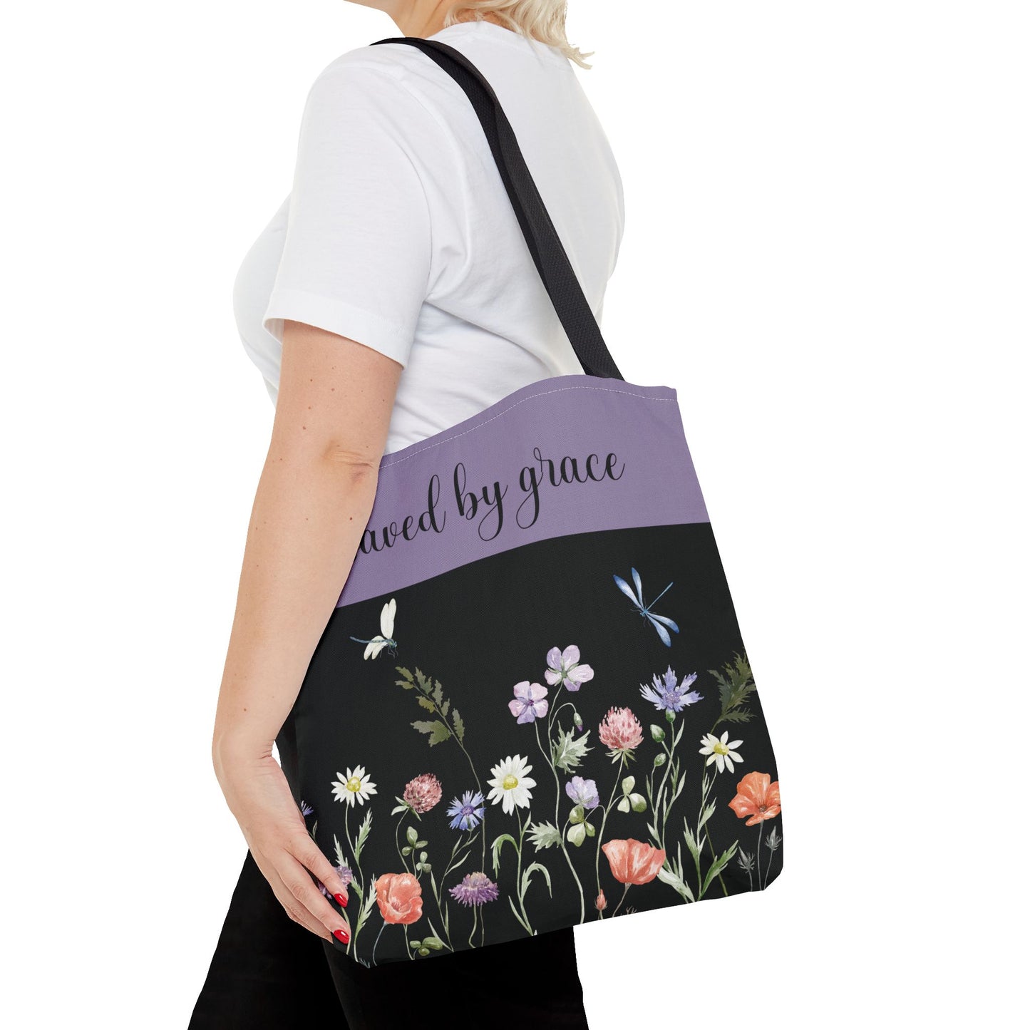 Saved by Grace Tote Bag