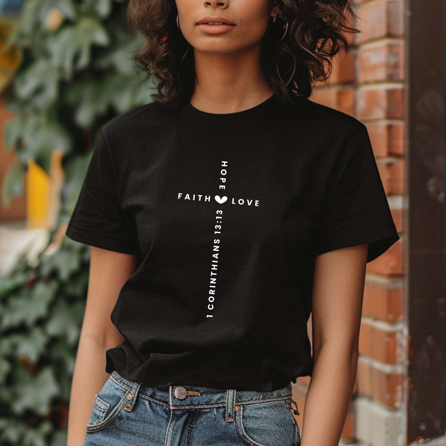 Faith, Hope, & Love Cross T-Shirt