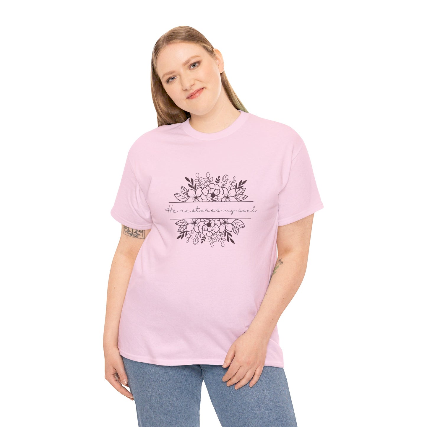 Women's He Restores My Soul T-Shirt