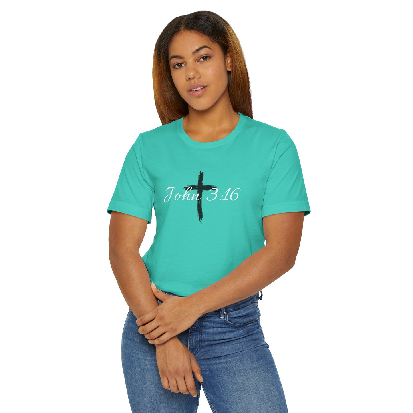 John 3:16 Jersey T-Shirt