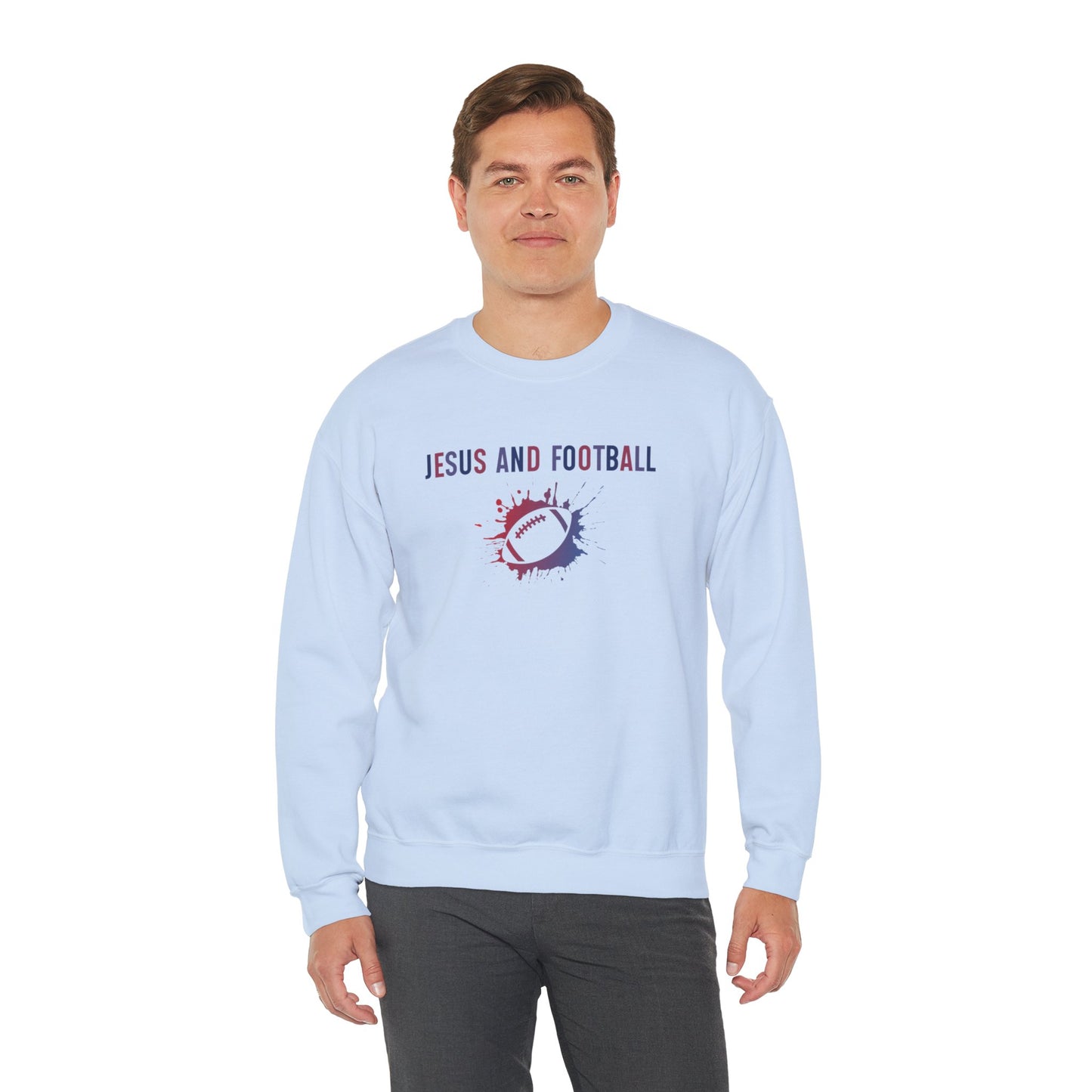 Jesus and Football Sweatshirt