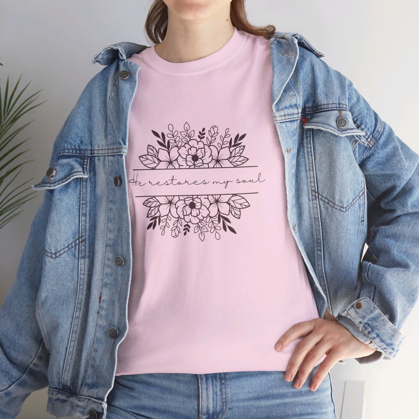 Women's He Restores My Soul T-Shirt