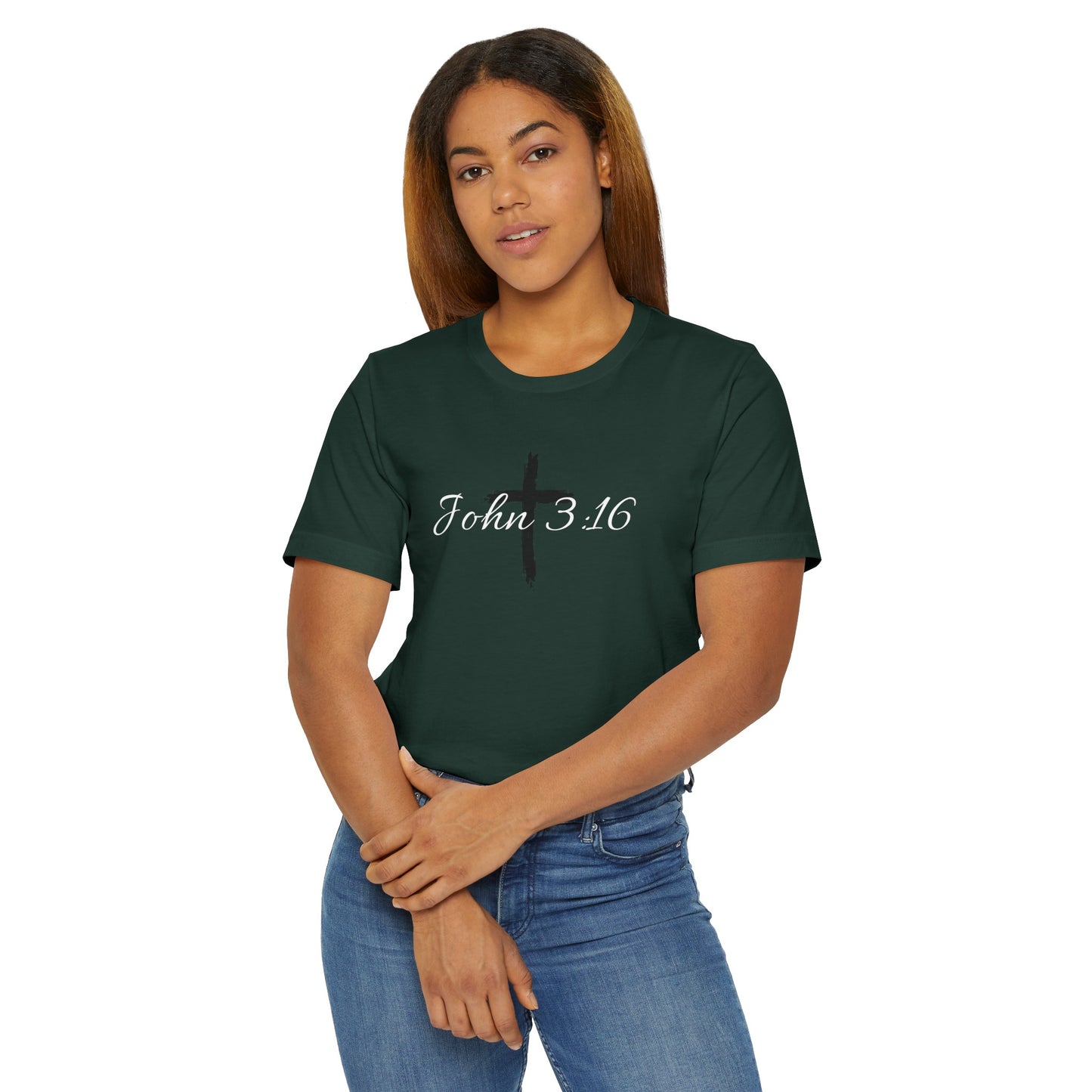 John 3:16 Jersey T-Shirt