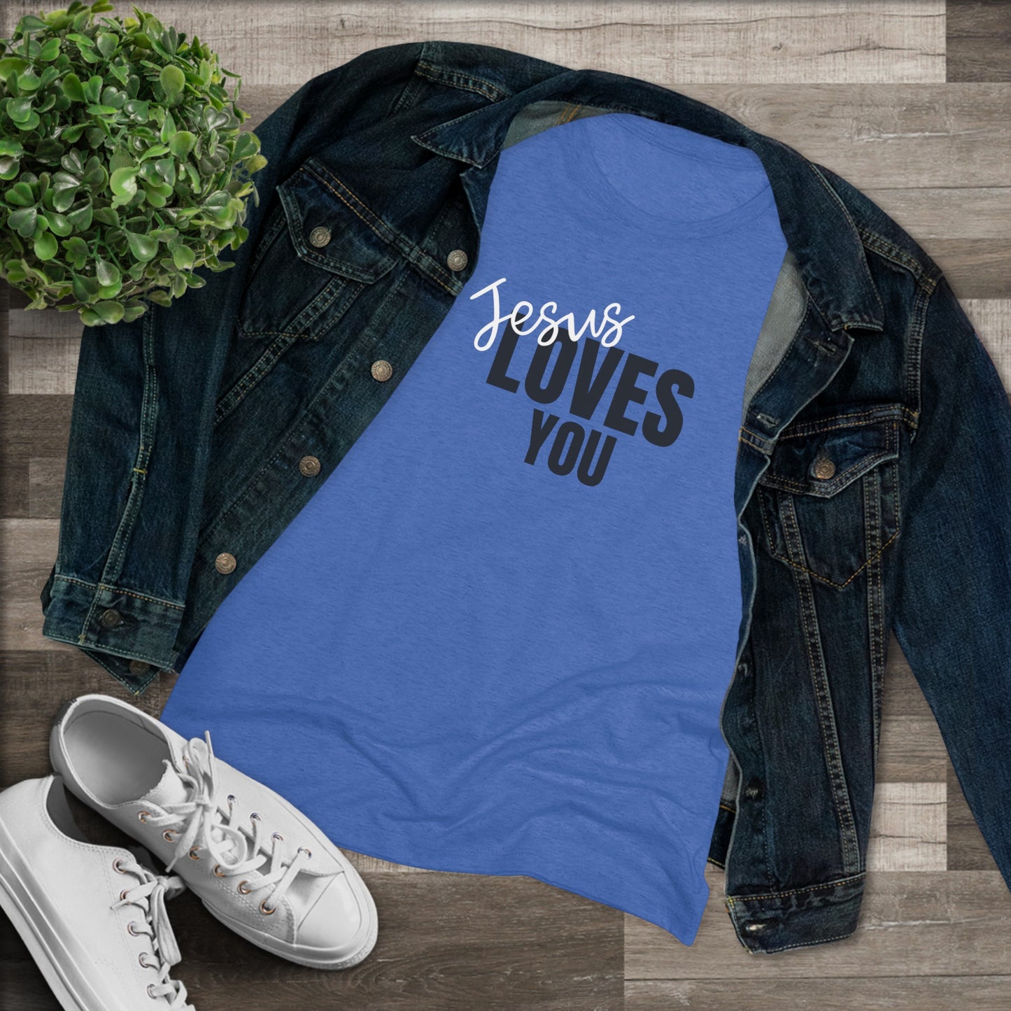 Women's Jesus Loves You T-Shirt