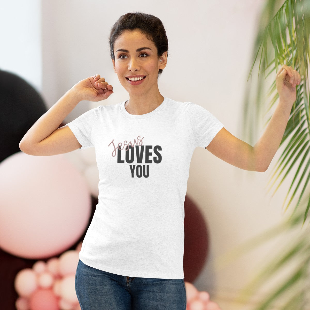 Women's Jesus Loves You T-Shirt