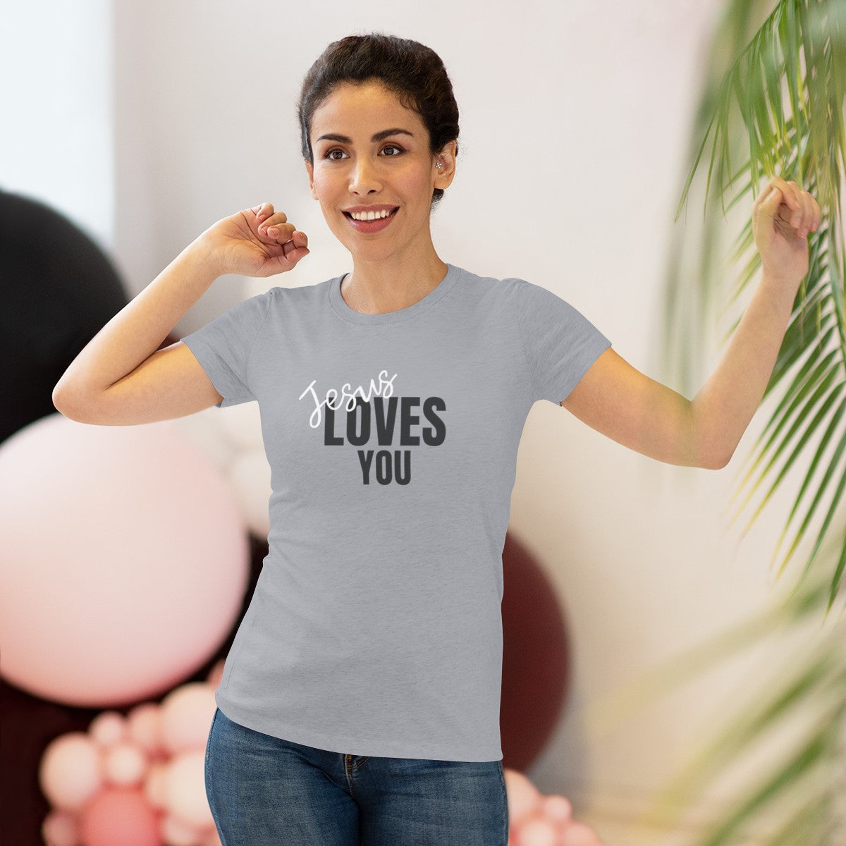 Women's Jesus Loves You T-Shirt